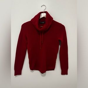 LAUREN Ralph Lauren Red Drawstring Pullover Sweater